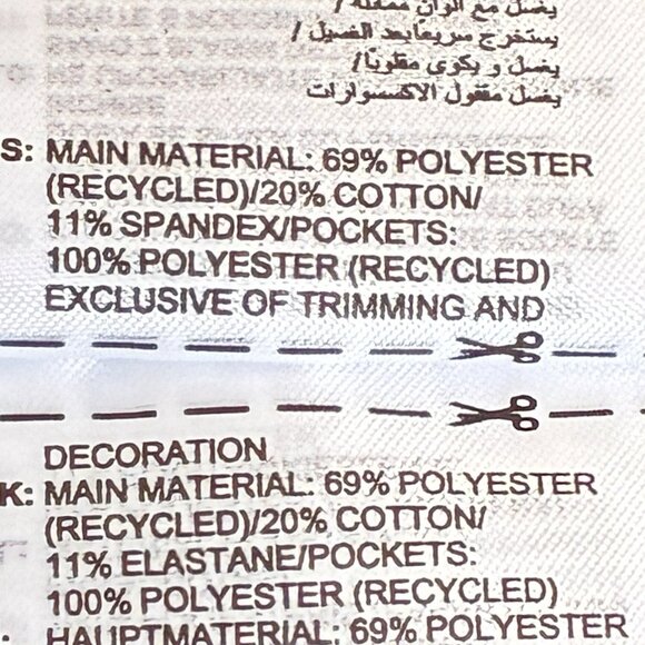 Adidas Crosshatch Pants NEW Mens 32X30 Black White Plaid Primegreen Pockets Golf - Picture 7 of 12